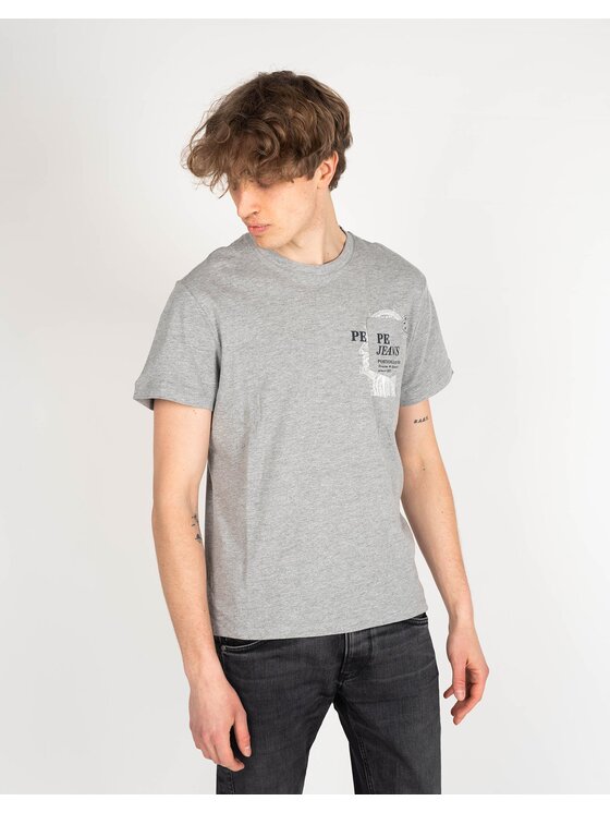 Pepe Jeans Pepe Jeans T-Shirt PM508023 | Sergio Γκρι Regular Fit