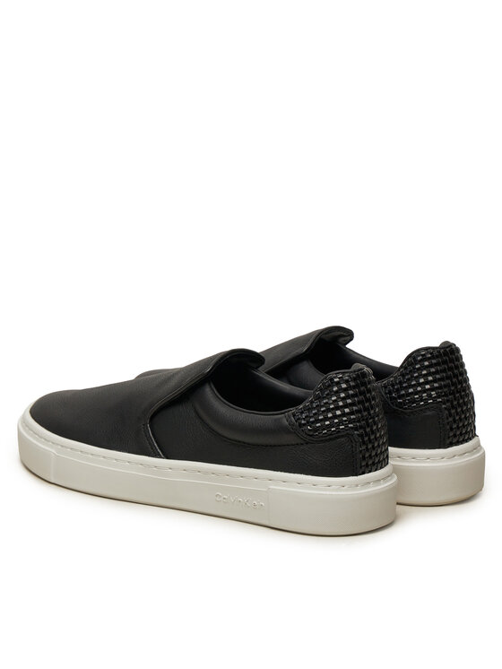 Calvin Klein Calvin Klein Αθλητικά Cupsole Slip On HW0HW02297 Μαύρο