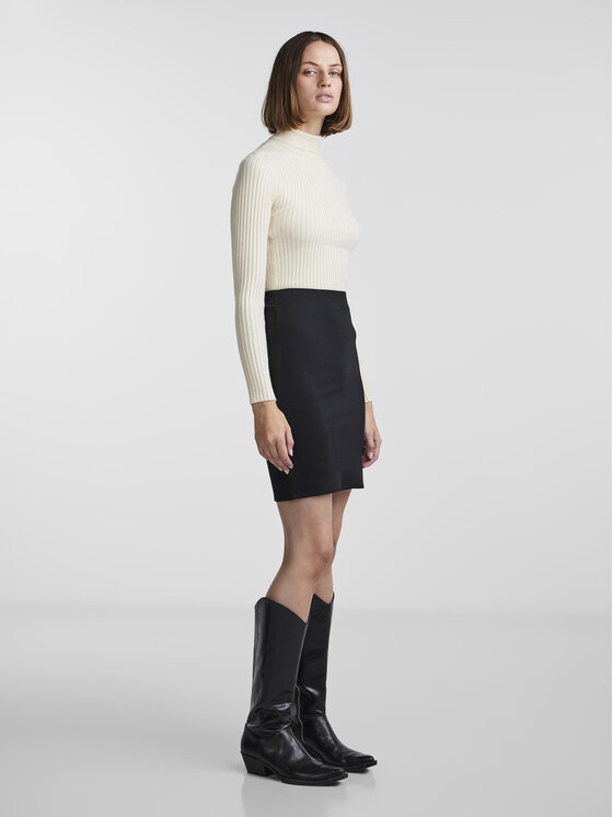 Pieces Pieces Пола тип молив Naya 17141052 Черен Slim Fit