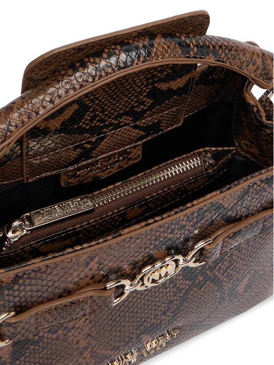 Nine West Nine West Сумка EO-CITY GRACE-LDA9420 SNAKE Коричневий