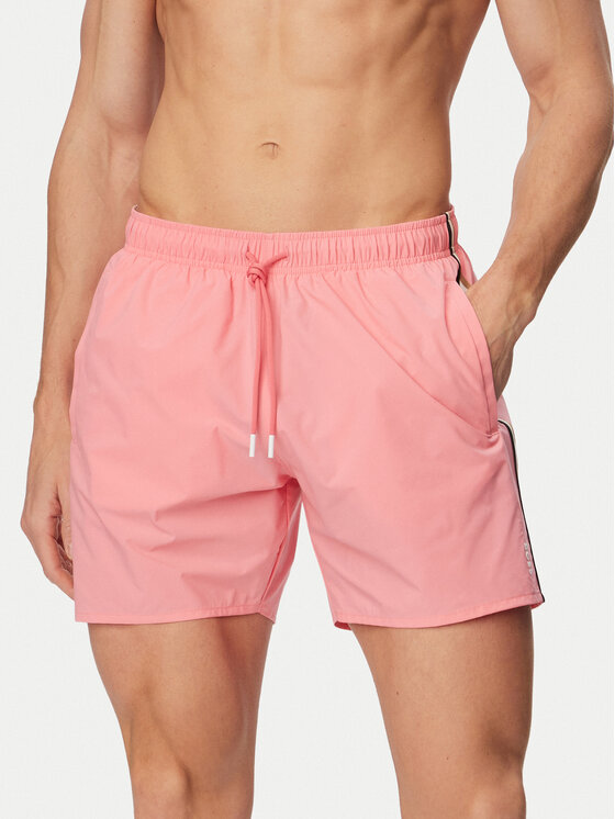 BOSS BOSS Plavecké šortky Iconic 50491594 Světle růžová Regular Fit
