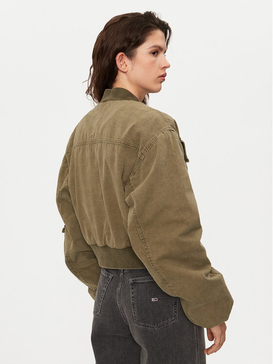 Alpha Industries Alpha Industries Μπόμπερ μπουφάν 148008 Χακί Regular Fit