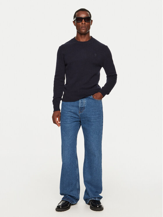 AMI Paris AMI Paris Blugi HTR450.DE0031 Bleumarin Large Fit