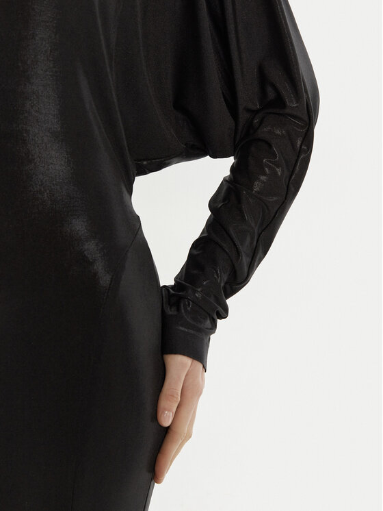 NORMA KAMALI NORMA KAMALI Φόρεμα βραδινό ST3243LMF19001 Μαύρο Slim Fit