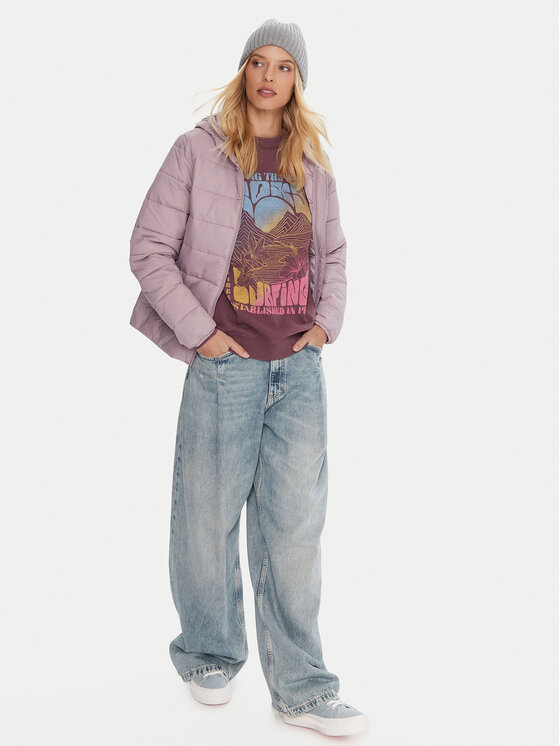 Roxy Roxy Demisezoninė striukė Wind ERJJK03691 Violetinė Regular Fit