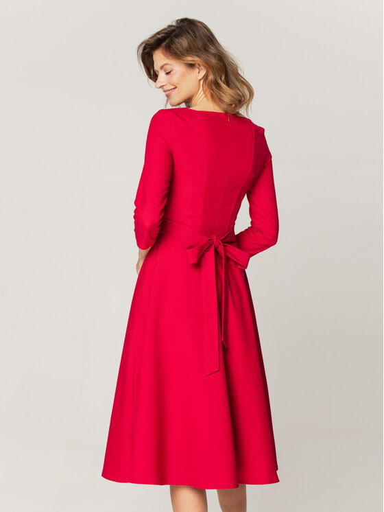 Willsoor Willsoor Sukienka codzienna 67500 Czerwony A-Line Fit