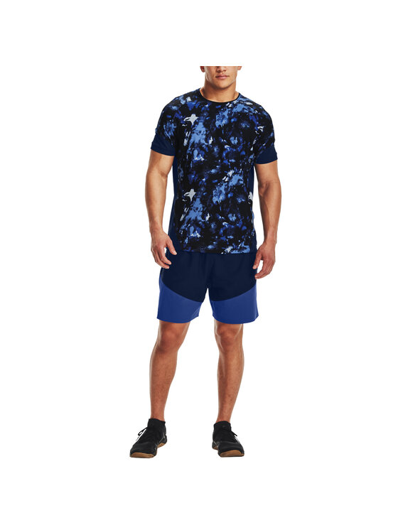 Under Armour Under Armour Pantaloncini sportivi Under Armour Knit Woven Hybrid Shorts Blu scuro Regular Fit