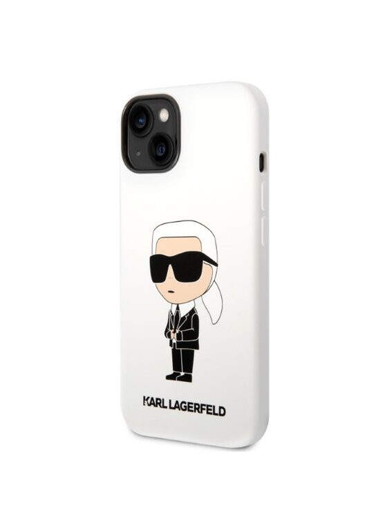 KARL LAGERFELD KARL LAGERFELD Etui na telefon iPhone 14 Plus Biały