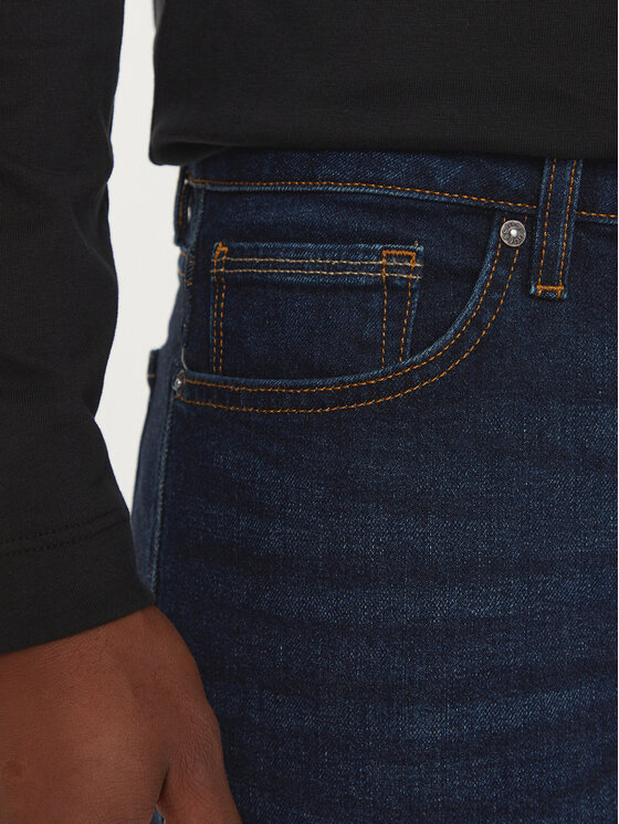 Guess Guess Дънки FINNLEY M4BAS2 D5GN2 Тъмносин Slim Fit