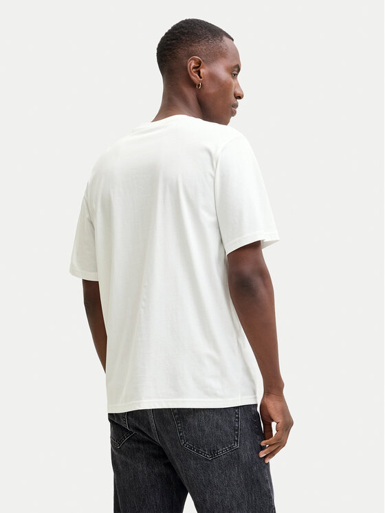 Jack & Jones Jack & Jones Tričko Denver 12291213 Biela Relaxed Fit