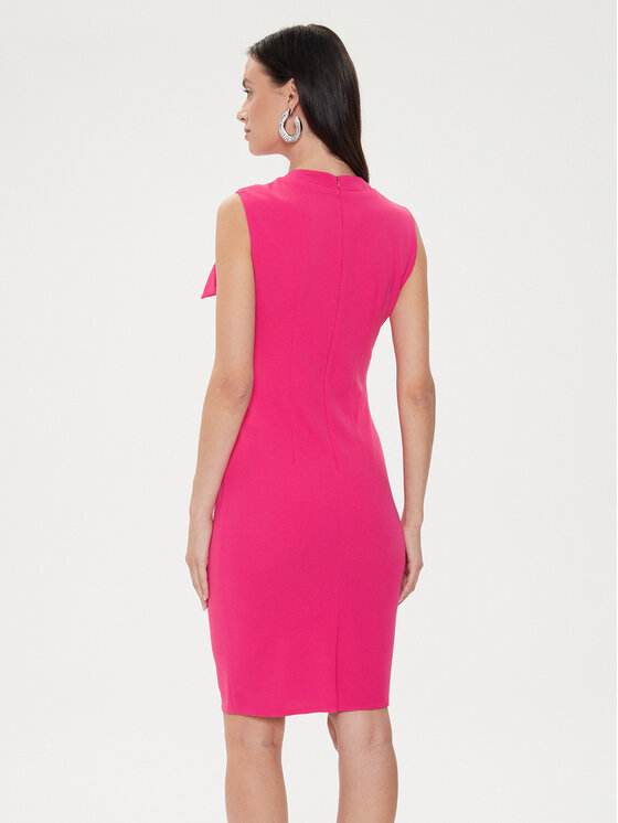 Rinascimento Rinascimento Sukienka koktajlowa CFC0118282003 Różowy Regular Fit