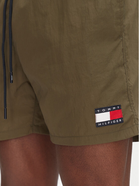 Tommy Hilfiger Tommy Hilfiger Peldšorti UM0UM03455 Haki Regular Fit
