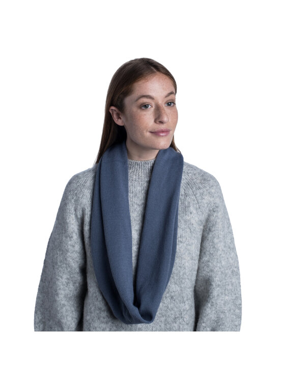 Buff Buff Scialle Buff Yulia Knitted Infinity Scarf Blu
