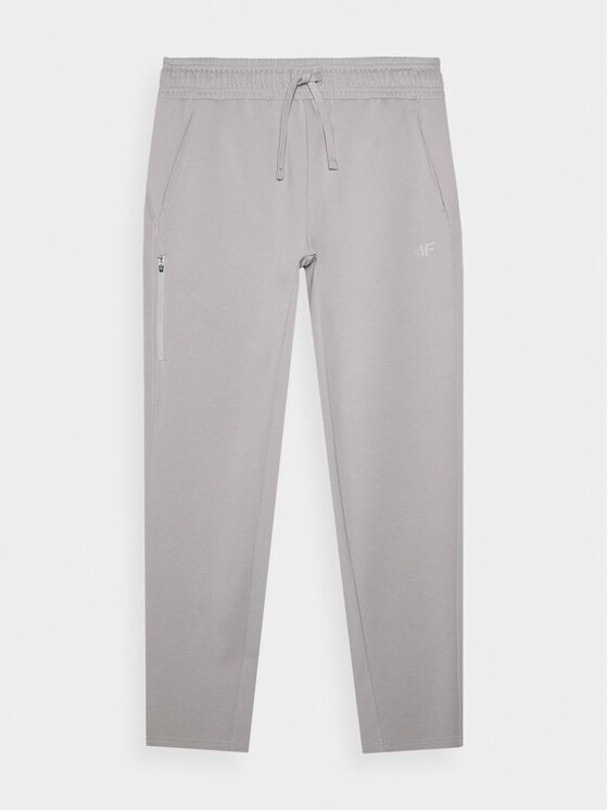 4F 4F Pantaloni da tuta 4FRAW24TTROM1170-27S Grigio Regular Fit