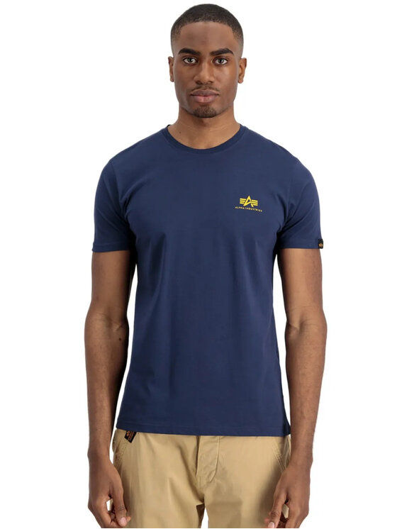 Alpha Industries Alpha Industries Tričko AI.188505-435-S Tmavomodrá Basic Fit