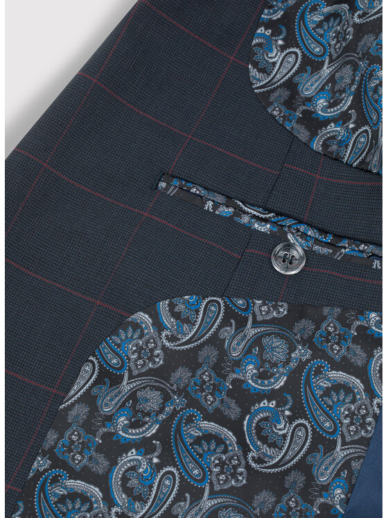 Pako Lorente Pako Lorente Marynarka P23SF-3G-002 Granatowy Slim Fit