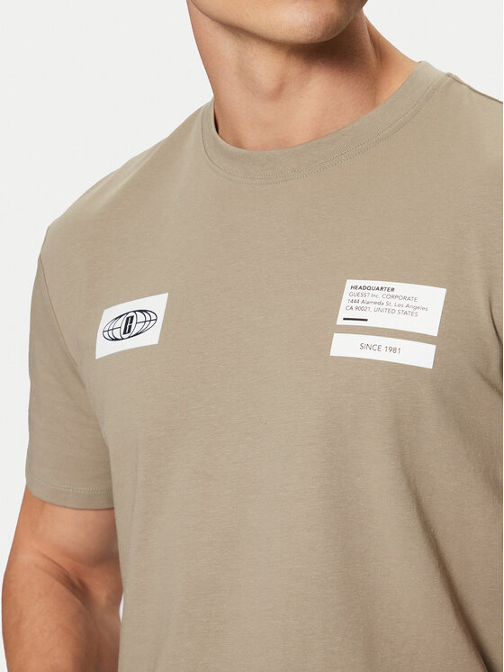 Guess Guess T-Shirt Z5RI14 J1314 Beige Regular Fit
