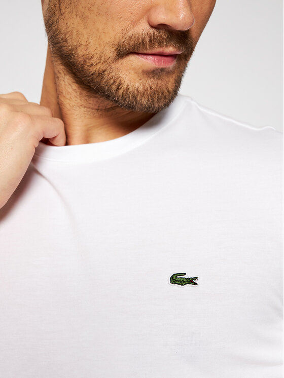 Lacoste Lacoste T-krekls TH2038 Balts Regular Fit