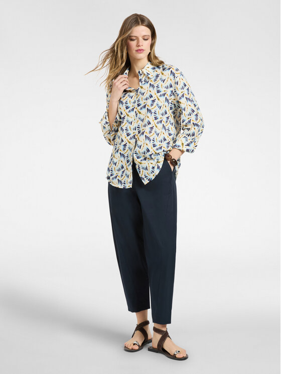 Elena Mirò Elena Mirò Spodnie materiałowe P000Z000179N034 Niebieski Regular Fit