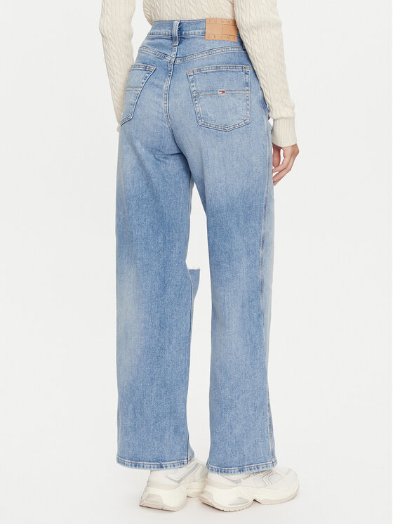 Tommy Jeans Tommy Jeans Blugi Claire DW0DW19608 Albastru Wide Leg