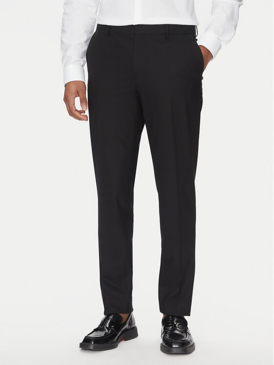 HUGO HUGO Odijelo Henry/Getlin232X 50530116 Crna Slim Fit