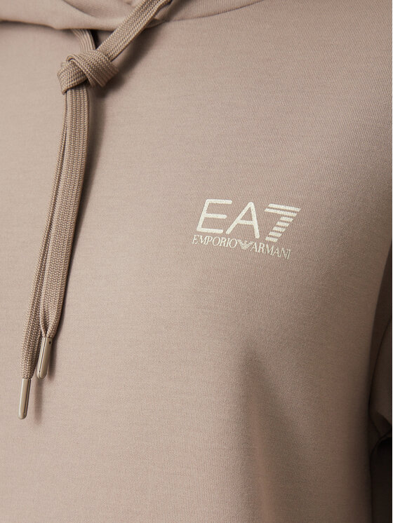 EA7 Emporio Armani EA7 Emporio Armani Tepláková souprava 7W000789 AF18880 U6100 Tmavě béžová Regular Fit