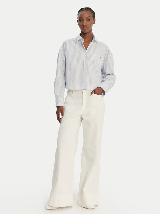 Calvin Klein Jeans Calvin Klein Jeans Košeľa LV047F105G Modrá Relaxed Fit
