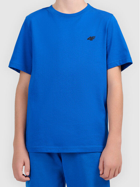 4F 4F T-shirt 4FJWAW26TTSHM3507-36S Blu Active Fit
