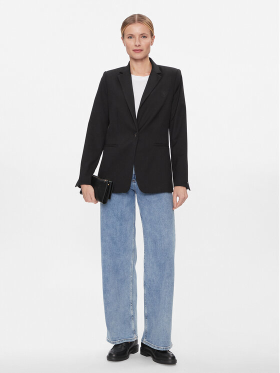 Tommy Hilfiger Tommy Hilfiger Піджак WW0WW39977 Чорний Regular Fit