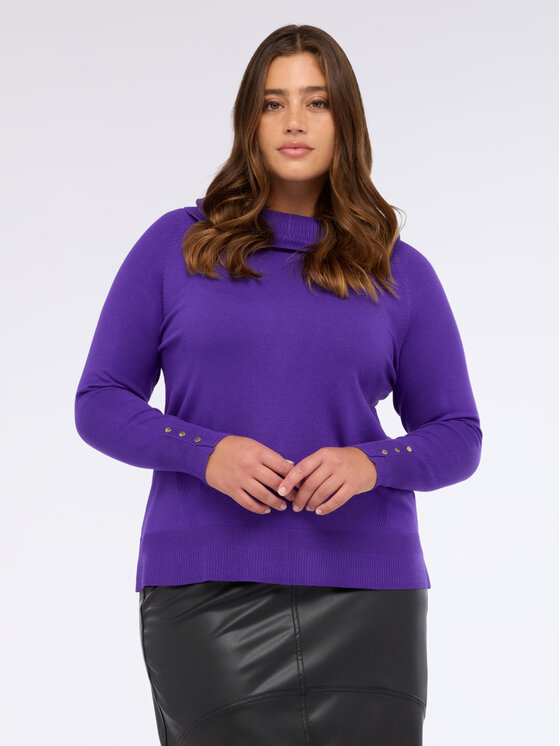 Fiorella Rubino Fiorella Rubino Maglione M580L007952N029 Viola Regular Fit