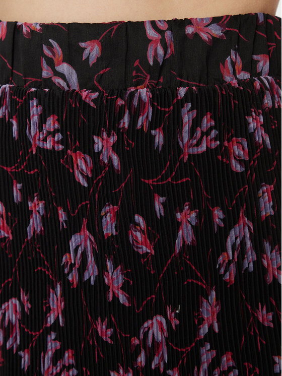 Vila Vila Gonna plissettata 14090056 Nero Regular Fit
