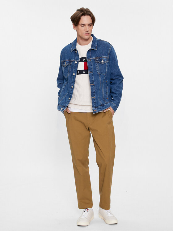 Tommy Jeans Tommy Jeans Pantaloni chino DM0DM17680 Marrone Tapered Fit