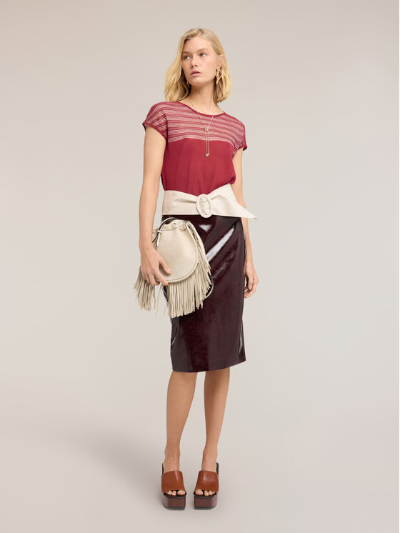 Motivi Motivi Maglione M303W004018N036 Bordeaux Over Fit