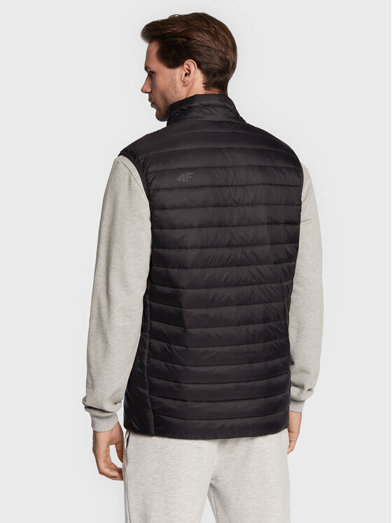4F 4F Kamizelka H4Z22-KUMP001 Czarny Regular Fit