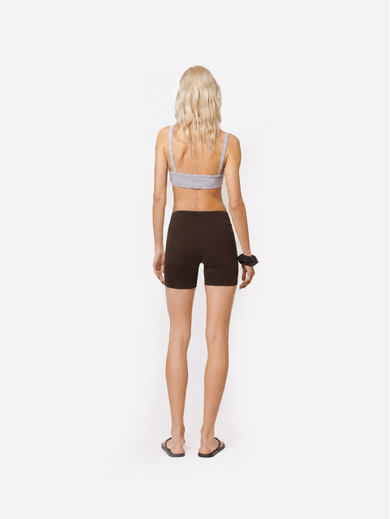 La Mania La Mania Pantaloncini sportivi TANA Marrone scuro Basic Fit