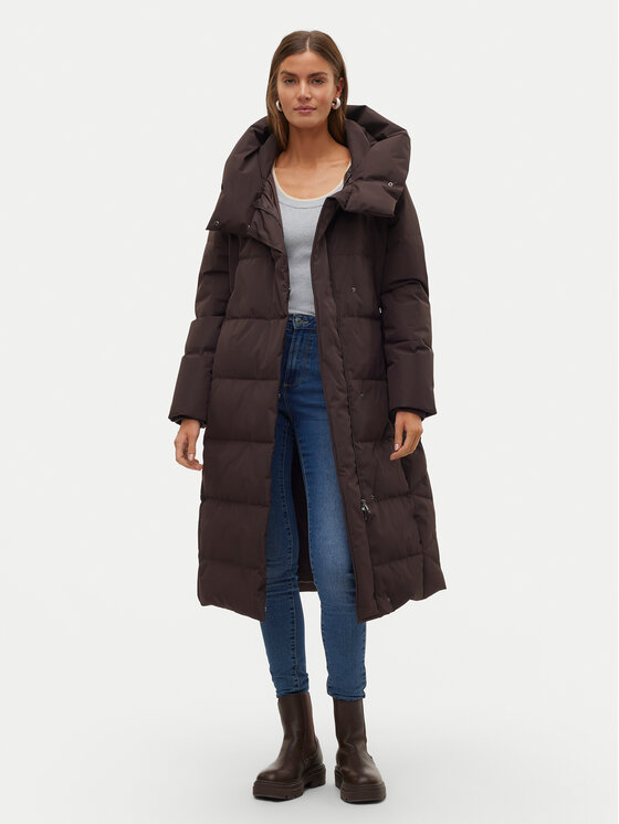 Vero Moda Vero Moda Vatovaná bunda Leonie 10311566 Hnědá Regular Fit