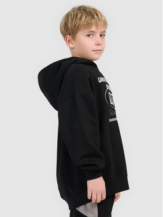 4F 4F Bluza ESPORTS RACING Czarny Loose Fit