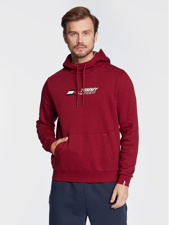 Tommy Hilfiger Tommy Hilfiger Суитшърт Essentials MW0MW27926 Бордо Regular Fit