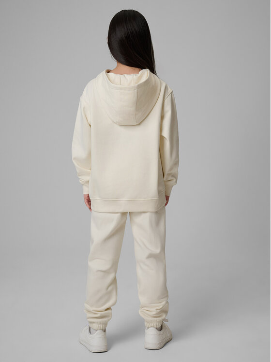4F 4F Spodnie dresowe BASIC+ Kremowy Regular Fit