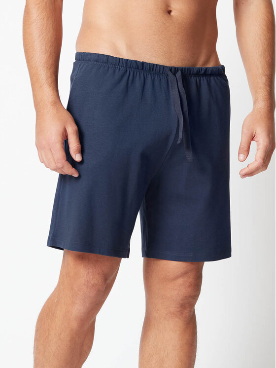 Huber Huber Bavlnené šortky 117103 Tmavomodrá Comfortable Fit