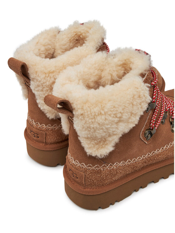 Ugg Ugg Sniego batai W Classic Alpine Lace Up 1158271 Ruda