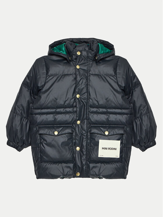 Mini Rodini Giubbotto piumino 2371010999 Nero Regular Fit, taglia : 80_86