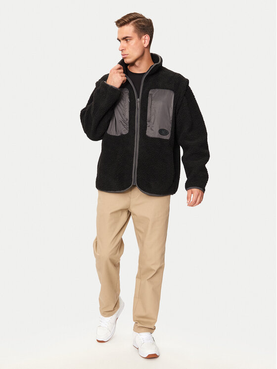 DC DC Μπουφάν μεταβατικό Traverse ADYFT03419 Μαύρο Boxy Fit