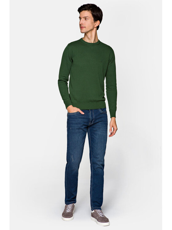 Lancerto Lancerto Jeansy Mason Granatowy Regular Fit