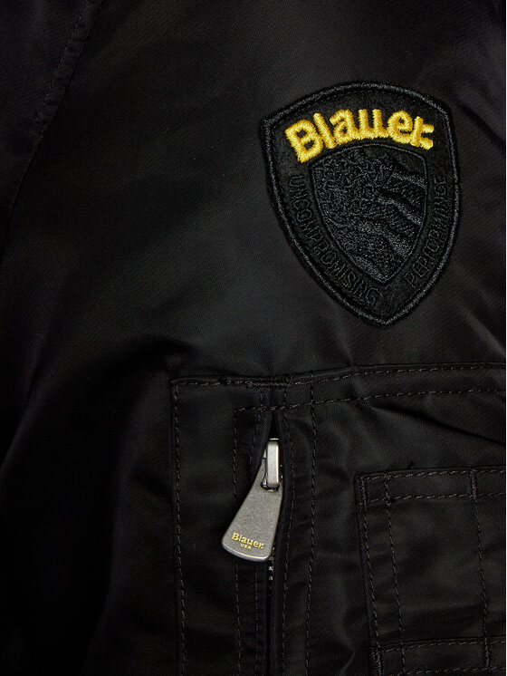 Blauer Blauer Μπόμπερ μπουφάν 23WBLUC02132 Μαύρο Regular Fit