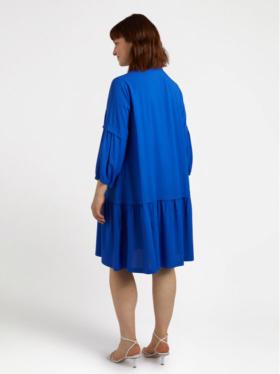 Fiorella Rubino Fiorella Rubino Vestito da giorno 7580T001607N024 Turchese A-Line Fit