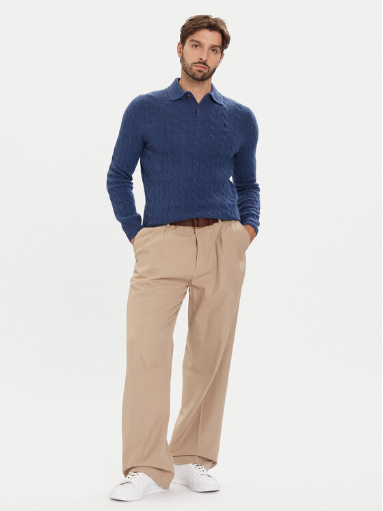 Polo Ralph Lauren Polo Ralph Lauren Pulover 710974165003 Bleumarin Regular Fit