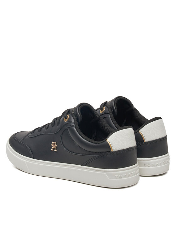 Tommy Hilfiger Tommy Hilfiger Sneakersy Essential Chic Court Sneaker FW0FW08322 Čierna
