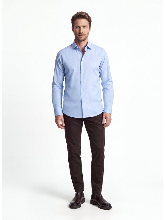 Pako Lorente Pako Lorente Koszula P26WF-1X-014 Niebieski Slim Fit