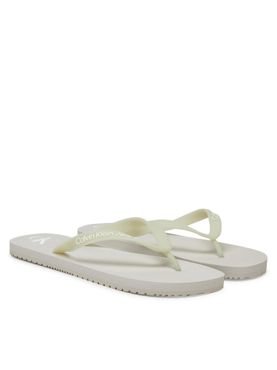 Calvin Klein Jeans Calvin Klein Jeans Čības uz pirksta Beach Sandal Transparent Tpu YM0YM01267 Pelēks